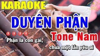 Karaoke Duyên Phận Tone Nam Nhạc Sống Cực Chuẩn 2020  Trọng Hiếu [upl. by Mace323]