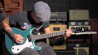 Sidejack Baritone Mosrite style guitar feat RJ Ronquillo  from Eastwood Guitars [upl. by Scheers]