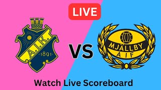 AIK Fotboll Vs Mjällby AIF Live Match Today Mål Fotboll 2024 [upl. by Nylde599]