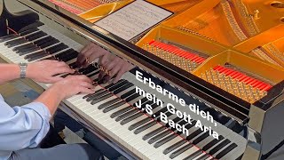 Erbarme dich mein Gott Aria  JS Bach Piano and Orchestra [upl. by Anerda435]