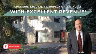 Spacious 3000 Sq Ft Duplex on 216 Acres with Excellent Revenue  Portland Oregon [upl. by Ydroj]