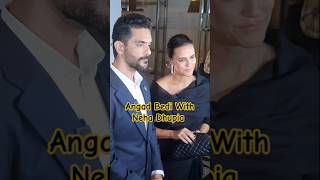 Angad Bedi With Neha Dhupia angadbedi nehadhupia viralvideo cricket bishansinghbedi cricketer [upl. by Oren450]