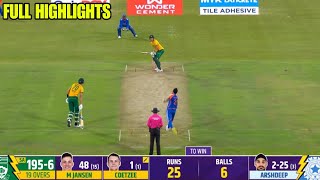 INDvs SA 3rd T20 Last Over highlights  INDIA vs SOUTH AFRICA Last over full highlights 3rd T20 [upl. by Cynth354]