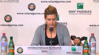 Eugenie Bouchard quotGleiche Ausstrahlung wie Sharapovaquot  French Open  Roland Garros [upl. by Tamanaha827]