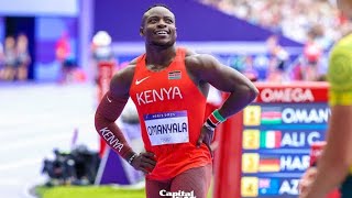 FERDINAND OMANYALA TODAY OLYMPICS THE FASTEST MAN ON EARTH 2024 FRANCE🗼🇫🇷 OLYMPICS 2024 [upl. by Aibar12]