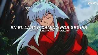 💖 Inuyasha Kanketsuhen ENDING 3 ESPENG  Tooi michi no sekai de FULL 💖 [upl. by Leamhsi938]