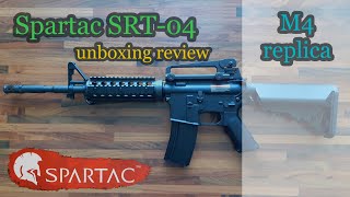 Spartac SRT04 M4 Carbine replica Unboxing amp Review [upl. by Jon361]