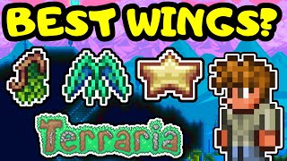 BEST AND EASIEST WINGS Terraria Wings Guide Best Wing Progression Guide for Terraria Journeys End [upl. by Beatrice177]