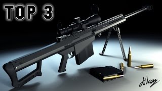 TOP 3 OS MELHORES RIFLES DE PRECISÃO DO MUNDO [upl. by Siseneg]