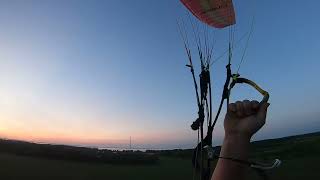 Fun Flight On My Paramotor On A July Sunrise [upl. by Zilevi]