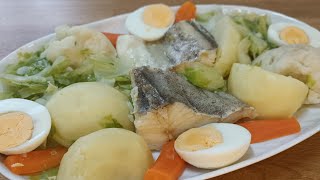 Cozido de bacalhau simples fácil e saudável receita tipicamente portuguesa [upl. by Mcclees94]