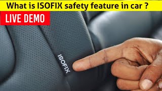 Isofix car seat  What is ISOFIX safety feature in car  Why it is needed  Live demo  Birla [upl. by Darryl]