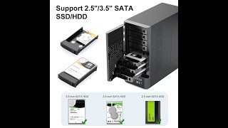 MAIWO 8 Bay Hard Drive Enclosure Docking Station for 2535quot SATA HDDSSD with Buildin Cooling Fan [upl. by Locklin]