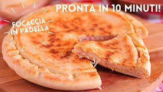 FOCACCIA RIPIENA ISTANTANEA Pronta in 10 minuti Ricetta di Lorenzo [upl. by Kahlil395]