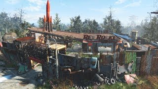 Fallout 4  Red Rocket Settlement Build [upl. by Saks560]