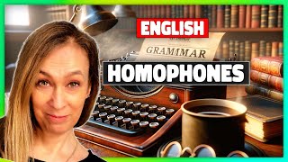 Improve Your English With 20 Common Homophones English Grammar 🧡 Ep 714 [upl. by Htebasile]