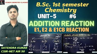 L6 Elimination reaction bsc 1st sem chemistry  E1E2 and E1cb reaction  bsc 1st sem bsc zchem [upl. by Marrilee]