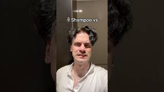 SHAMPOO🗿 VS NO SHAMPOO☠️shampoo hair hairstyle difference shelove [upl. by Yme]