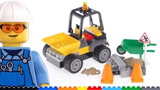 LEGO City Roadwork Truck 60284 review Impulse buy for new Duplo graduates [upl. by Adiehsar]