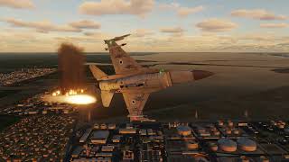 DCS F16C Viper Ground Attack II [upl. by Nnylrats]