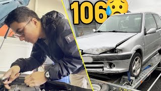 Ma copine a eu un accident avec sa 106 😢 [upl. by Germana239]