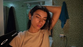 Relax with Her Hair Dryer Bathroom Experience ASMR [upl. by Janerich102]