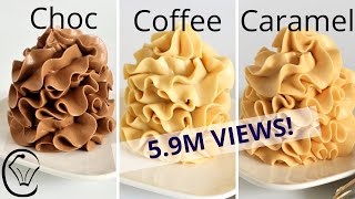 Condensed Milk Buttercream COMPILATION Chocolate Coffee Caramel SILKY SMOOTH No Grit No Icing Sugar [upl. by Gleason252]