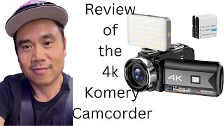 Dont Buy the 4K Komery Video Camcorder Before Watching This Review [upl. by Lladnyk]