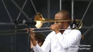 Trombone Shorty quotBrain Stewquotand quotBulls On Paradequot  BottleRock 2018 [upl. by Arakal]