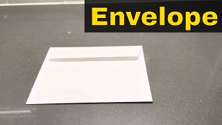 How To Seal An Envelope Without SalivaEasy Tutorial [upl. by Ahsilat]