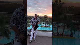 „IKO IKO“ live Sundowner in Agadir 🇲🇦 shorts agadir ikoiko saxcover saxparty kiblemusic [upl. by Mccomb]