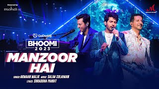 Manzoor Hai  GoDaddy IN Bhoomi 2023  Salim Sulaiman  Armaan Malik  Shraddha Pandit [upl. by Yeslehc874]