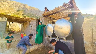 quotCreating a Beautiful Bamboo Canopy for Water Tank Platform  Amirs Sons Projectquot [upl. by Pru]