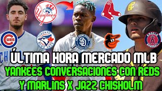 JAZZ CHISHOLM Y RELEVISTAS A YANKEES  RENGIFO COTIZADO  ORNELAS Y YORKE MONEDAS DE CAMBIO  MLB [upl. by Nahshon222]