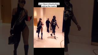 Gucci Mane amp Keyshia Kaoir walking like royalty [upl. by Namyac]