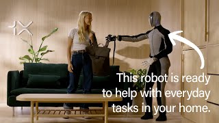 Introducing the 1X NEO Beta humanoid robot [upl. by Ab]