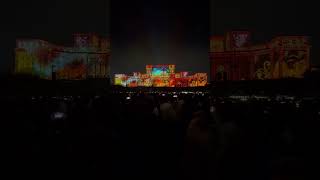 Video mapping Bucharest europeantravel videomapping romania [upl. by Alrak]