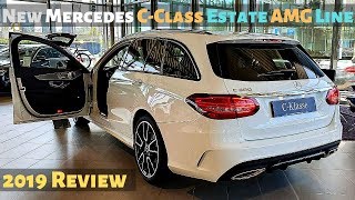 New Mercedes CClass Estate AMG Line 2019 Review l Amazing Interior [upl. by Atinhoj642]