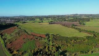 Old Oswestry Hill Fort  October 2022  4K Drone DJI MINI3 PRO [upl. by Notyrb]