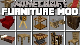 How to Add Mrcrayfish Furniture Mods in Minecraft Tlaucher Hunter Gaming 💀 [upl. by Anawad]