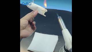 Flame retardant test for woven bagsflameretardant wovenbag pp pe pc polymer [upl. by Atekahs]