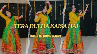 छल्ले पड़े बालों में । तेरा दूल्हा कैसा है । Haldi Special Dance [upl. by Lemra547]