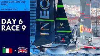 Louis Vuitton Cup Final Race 9  Luna Rossa Prada Pirelli vs INEOS Britannia  Full Replay [upl. by Sylvia]