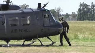 3 SQN RNZAF BELL UH1 HUEY START UP amp HOVER TAXI [upl. by Erick]