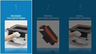 Smart Tips How to change the toner cartridge for M2620 M2621 M2820 M2830 series [upl. by Nichol997]