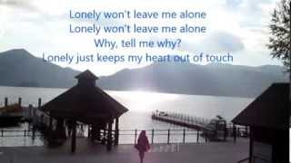 LONELY WONT LEAVE ME ALONE    with Lyrics  Glenn Medeiros [upl. by Aicirpac281]