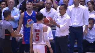 Coach Chito Victolero ejected from the playing court  PBA Governors’ Cup 2018 Semifinals [upl. by Artema]