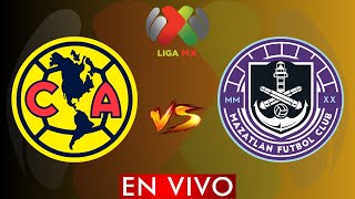 AMERICA VS MAZATLAN EN VIVO ⚽⚽ LIGA BBVA MX JORNADA 9 CLAUSURA 2024  HORARIO Y DONDE VER EN VIVO [upl. by Drehcir]