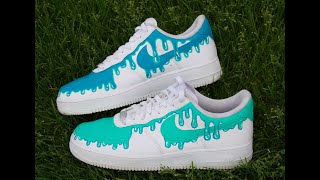 Air Force 1 quotCRAZY FULL DRIPquot Custom  FULL TUTORIAL [upl. by Yetac]