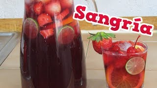 Deliciosa Sangria Hecha en Casa  Una Bebida Dulce y Refrescante [upl. by Scott]